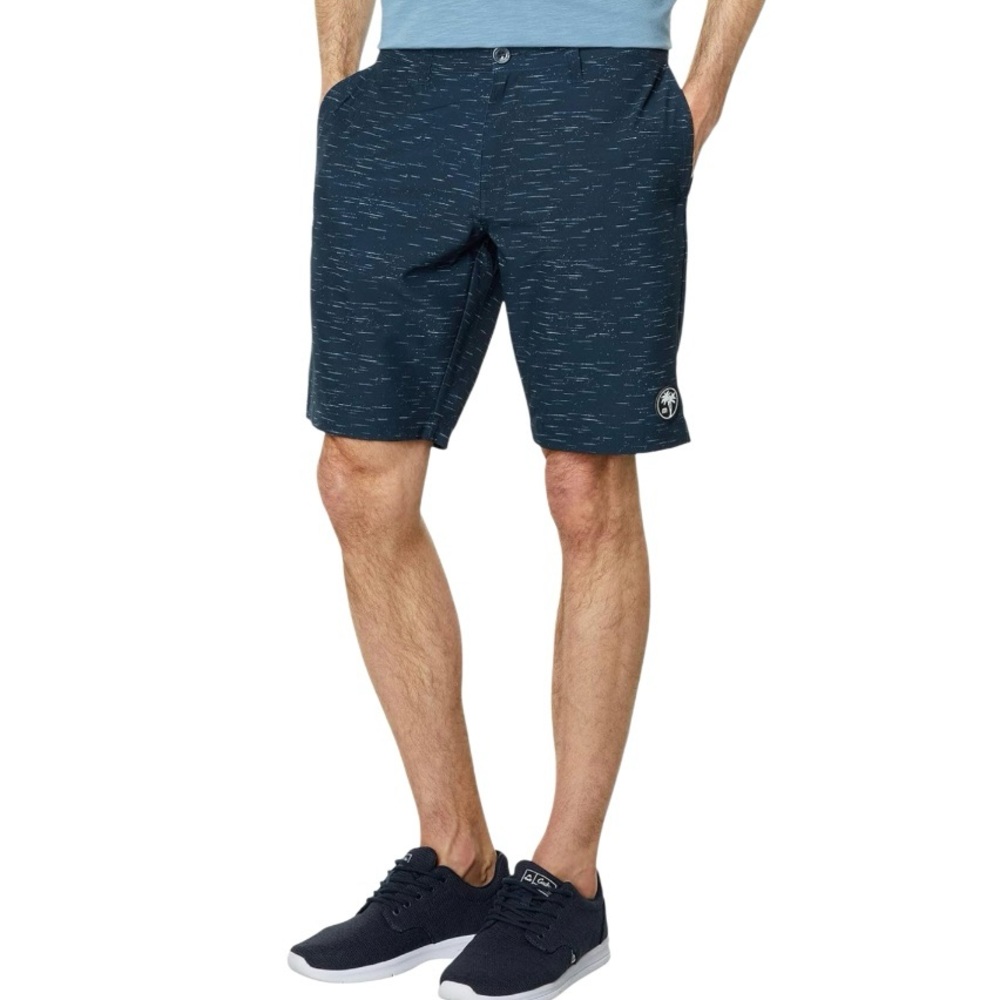 Travis Mathew‎ Chino Golf Shorts Mens 36 Stretch Performance Navy Unlined